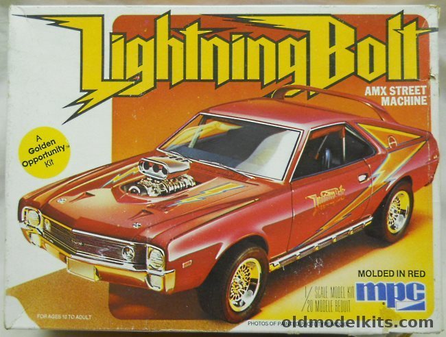 MPC 1/20 AMX Street Machine LightningBolt - (Lightning Bolt), 1-3753 plastic model kit